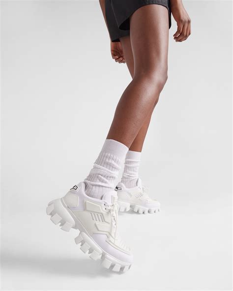 prada cloudbust thunder sneakers white